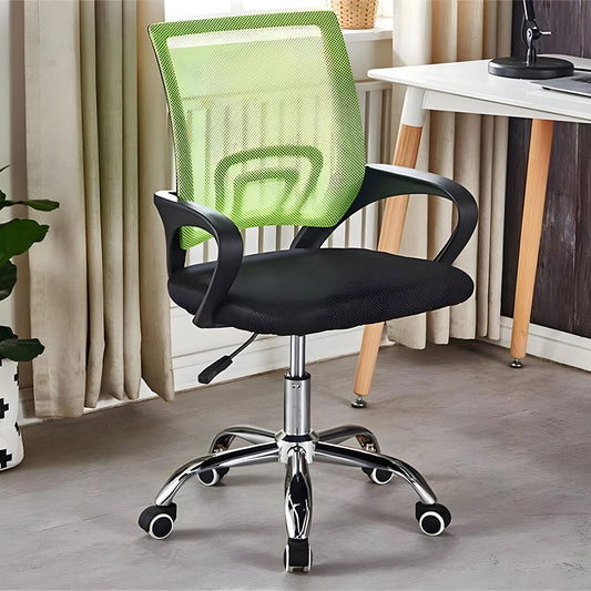 Chaise de Bureau Ergonomique avec Support Lombaire Rouge – كرسي مكتب مريح مع دعامة للظهر