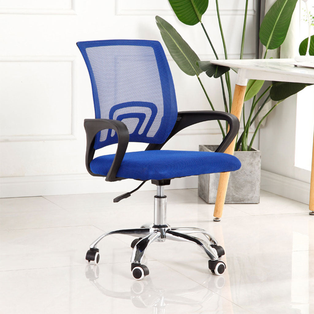 Chaise de Bureau Ergonomique avec Support Lombaire Rouge – كرسي مكتب مريح مع دعامة للظهر
