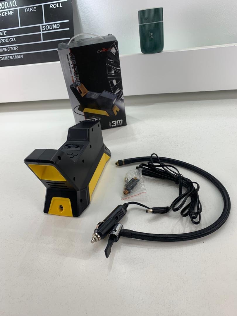 Compresseur d’air portable 150 PSI avec Afficheur Digitale et Torche LED – نافخ عجلات محمول