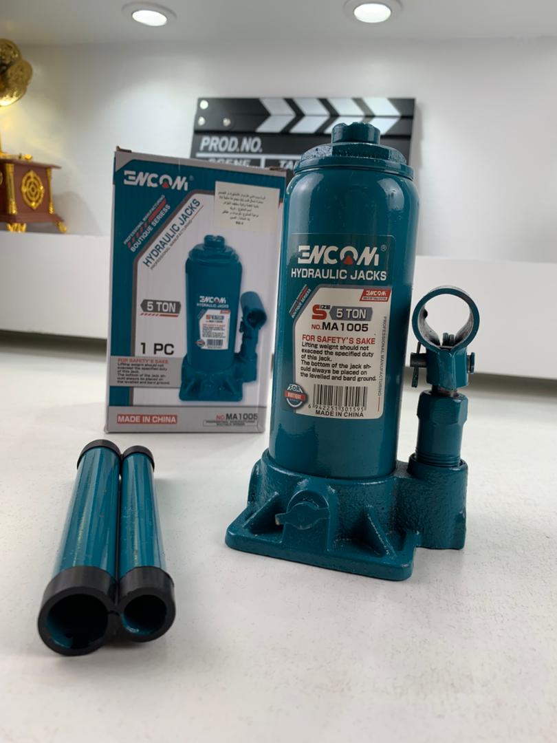 Cric bouteille hydraulique 5 tonnes avec valve de sécurité contre surcharges – حامل المركبات 5 طن